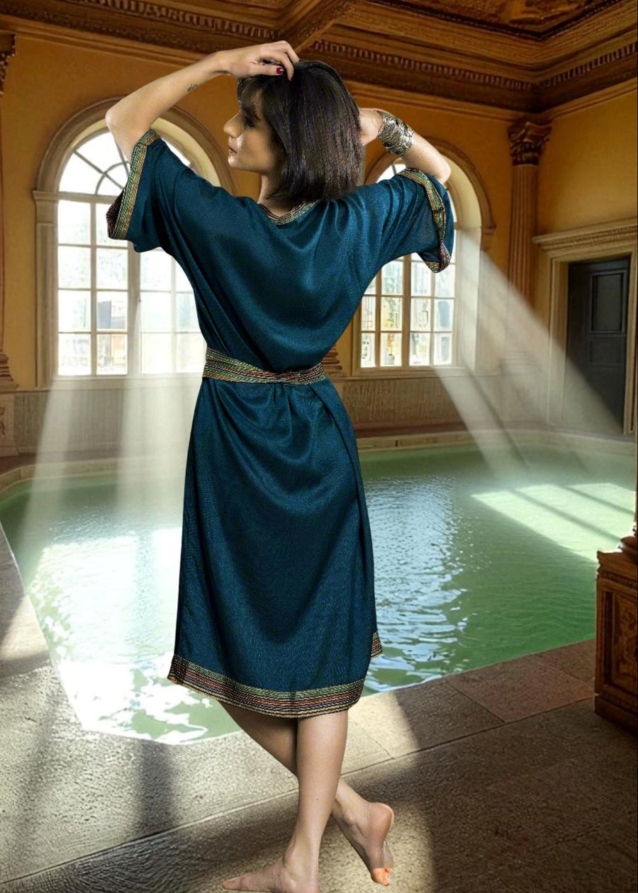 KIMONO TARPARKAR - Turquoise (Taille Unique)