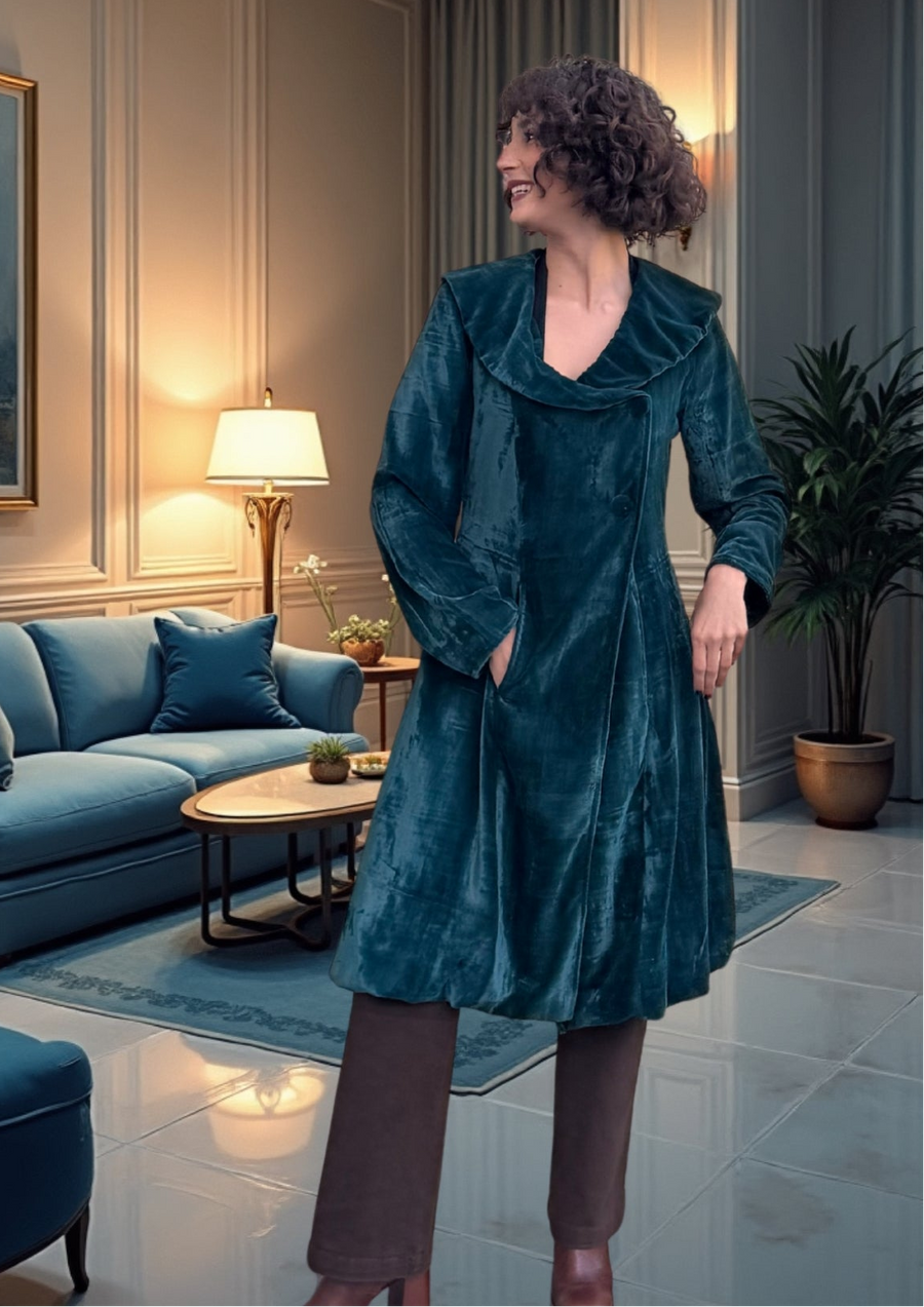 MANTEAU OPERA - Petrol