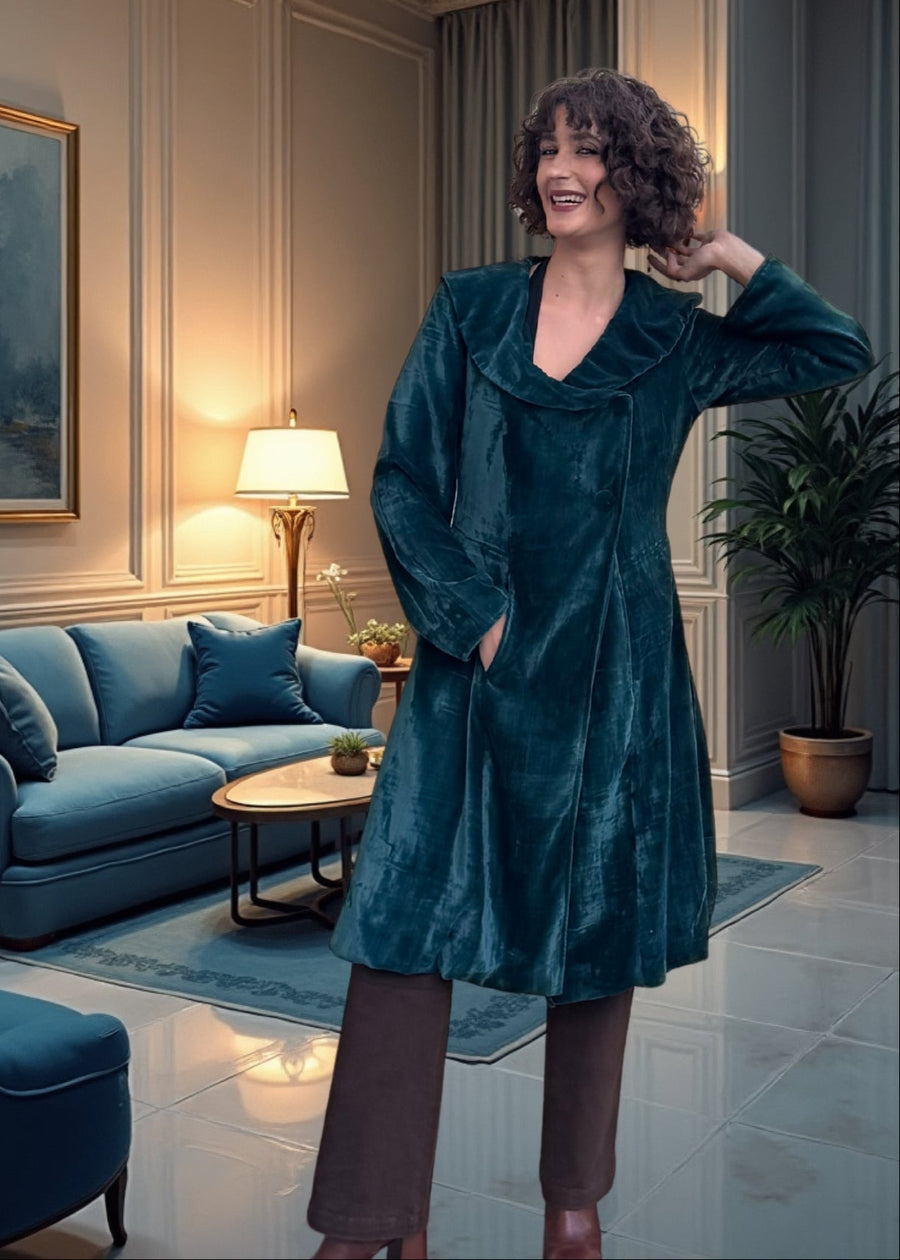 MANTEAU OPERA - Petrol