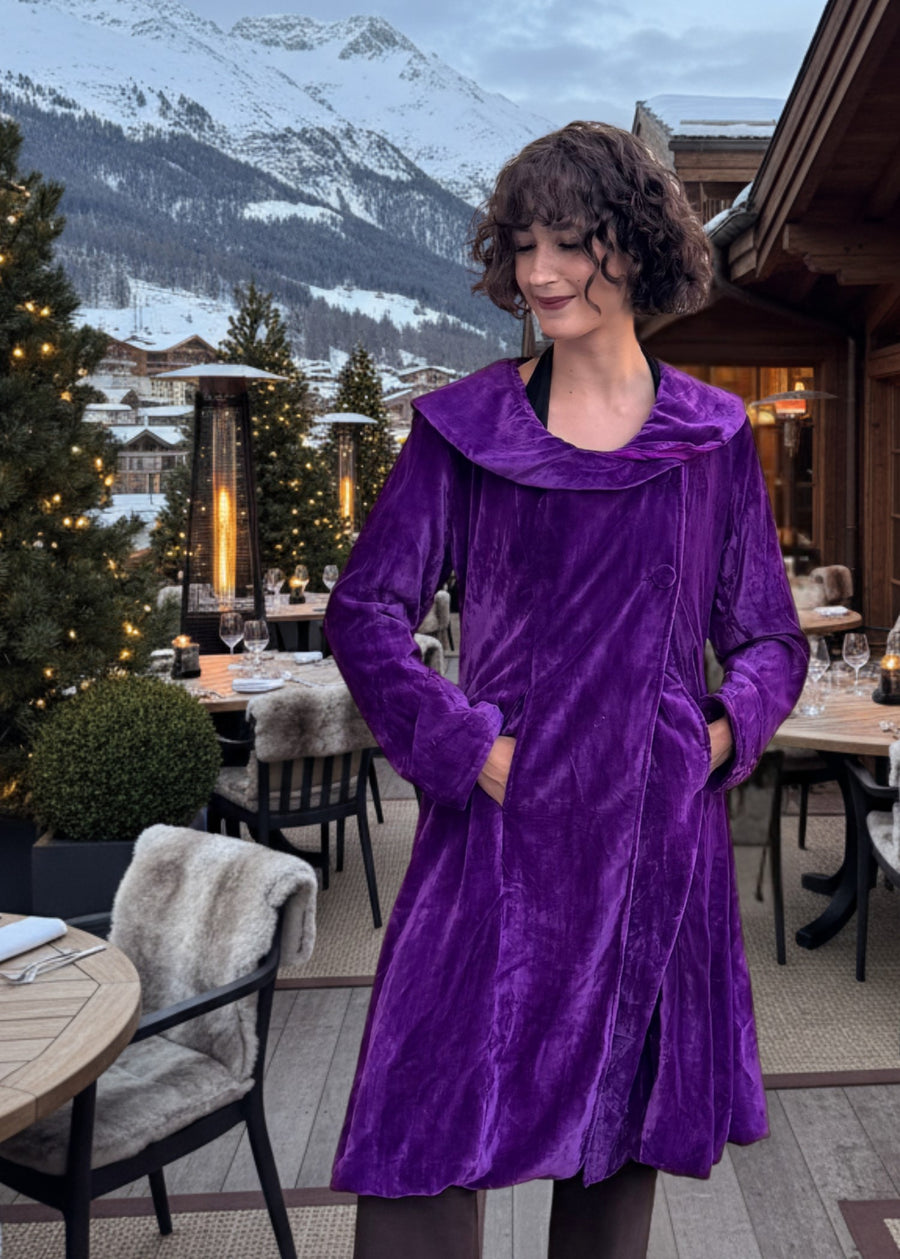 MANTEAU OPERA - Purple