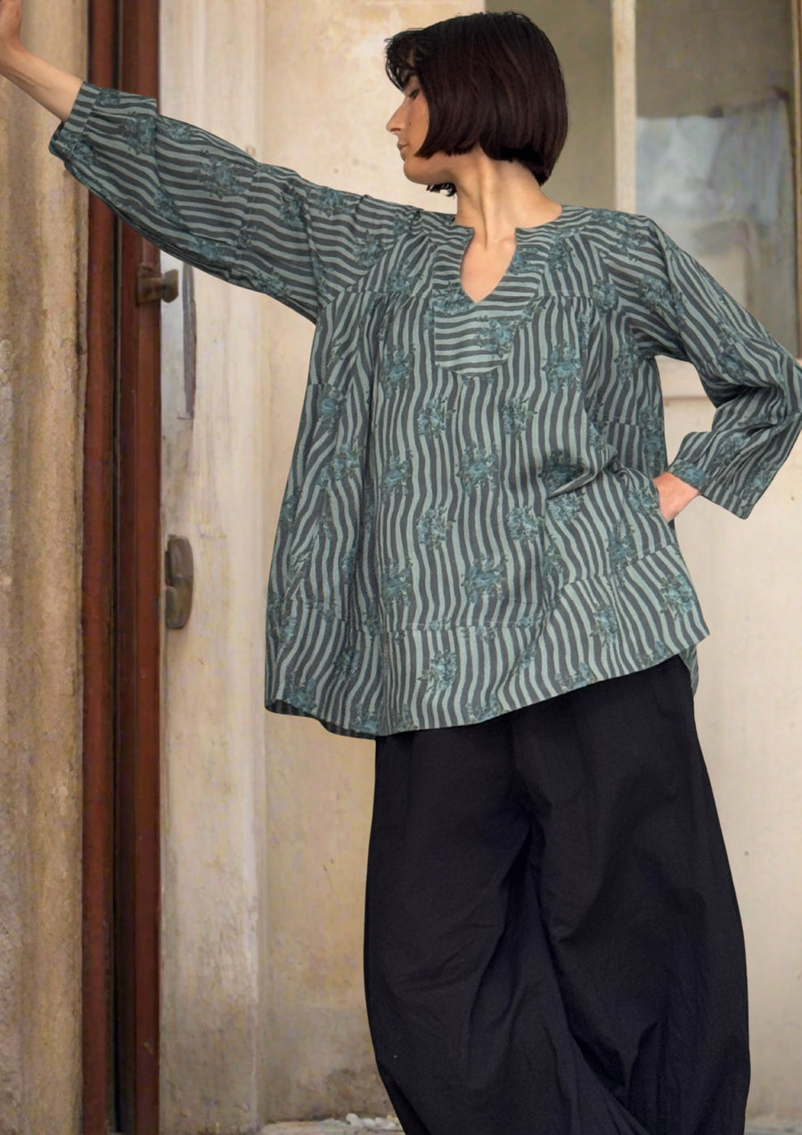 TUNIQUE LILA- N° 265 Bleu Minéral