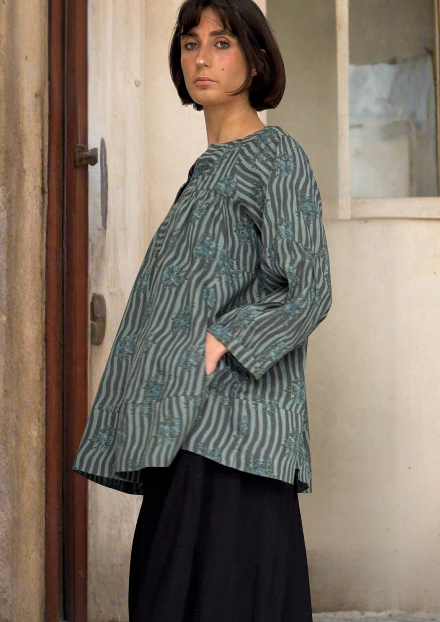 TUNIQUE LILA- N° 265 Bleu Minéral