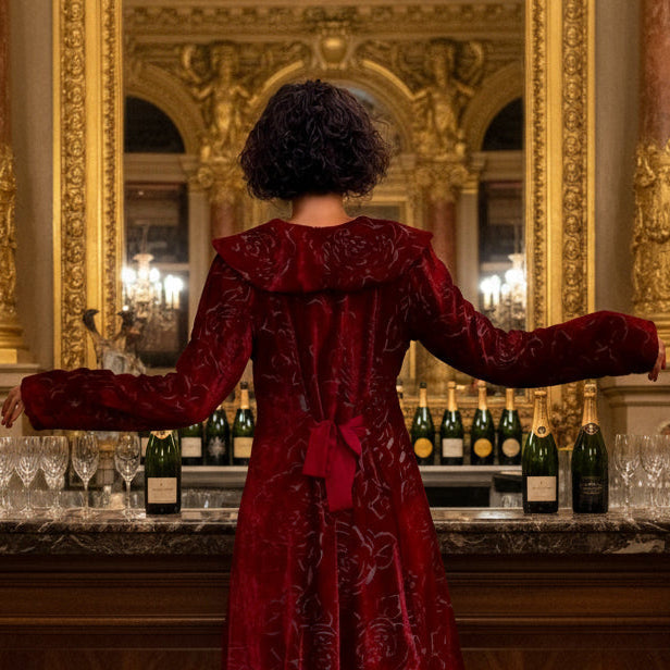 MANTEAU OPERA BIS - Burgundy