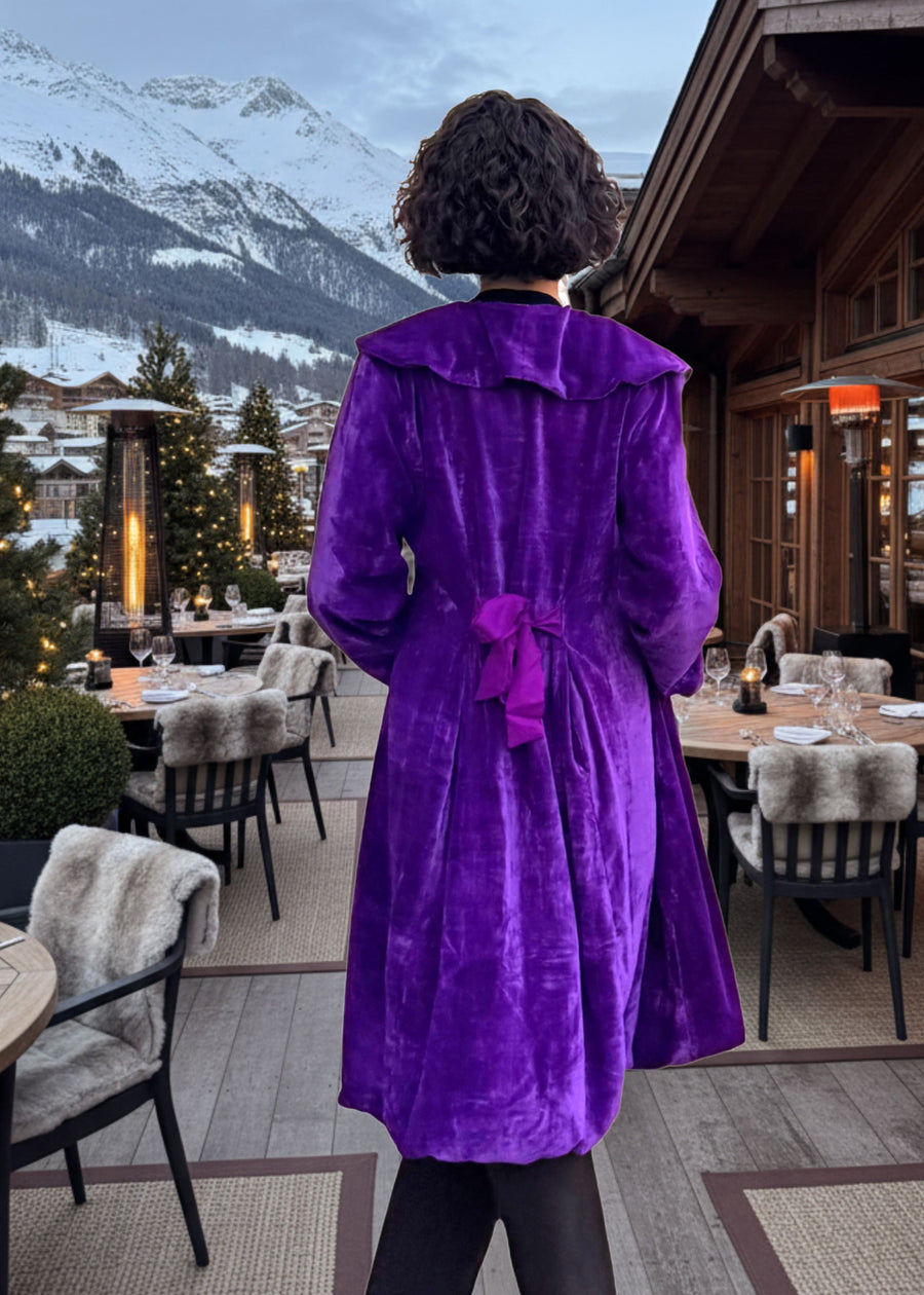 MANTEAU OPERA - Purple