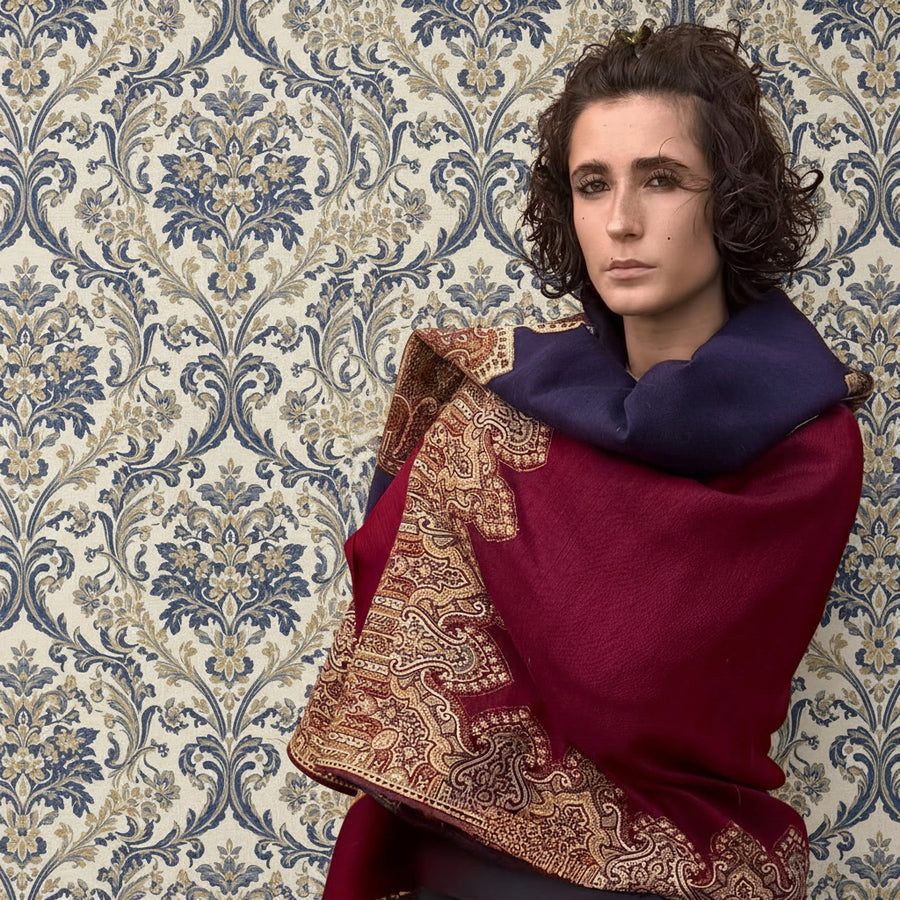 CHALE ATIKA - Tissé à la main