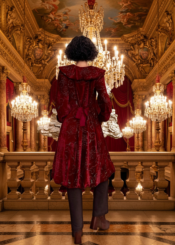 MANTEAU OPERA BIS - Burgundy