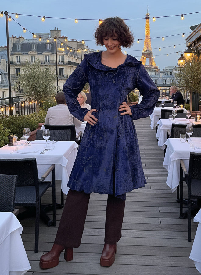 MANTEAU OPERA BIS - Blue