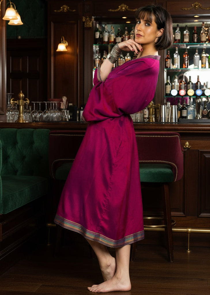 KIMONO TARPARKAR - Fuchsia (Taille Unique)