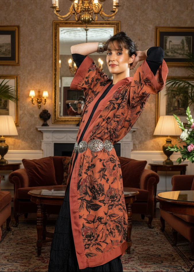 KIMONO PIVOINE - Bronze (Taille Unique)