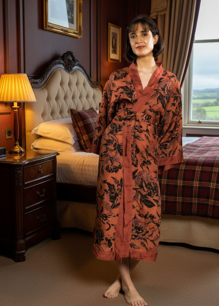 KIMONO PIVOINE - Bronze (Taille Unique)