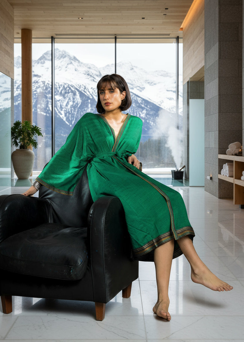 KIMONO TARPARKAR - Green (Taille Unique)