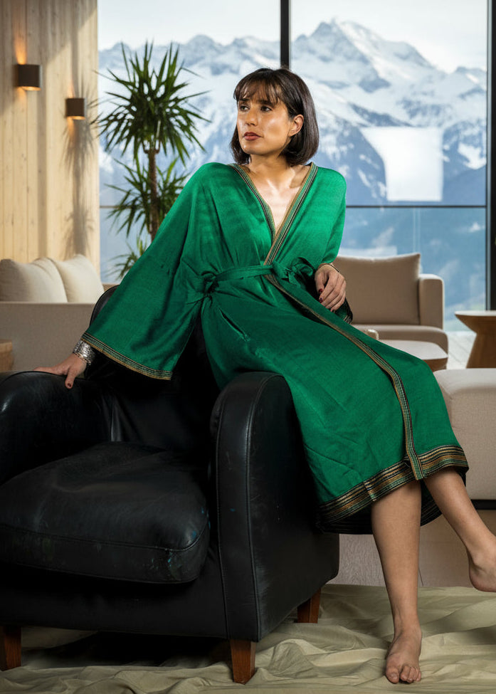 KIMONO TARPARKAR - Green (Taille Unique)