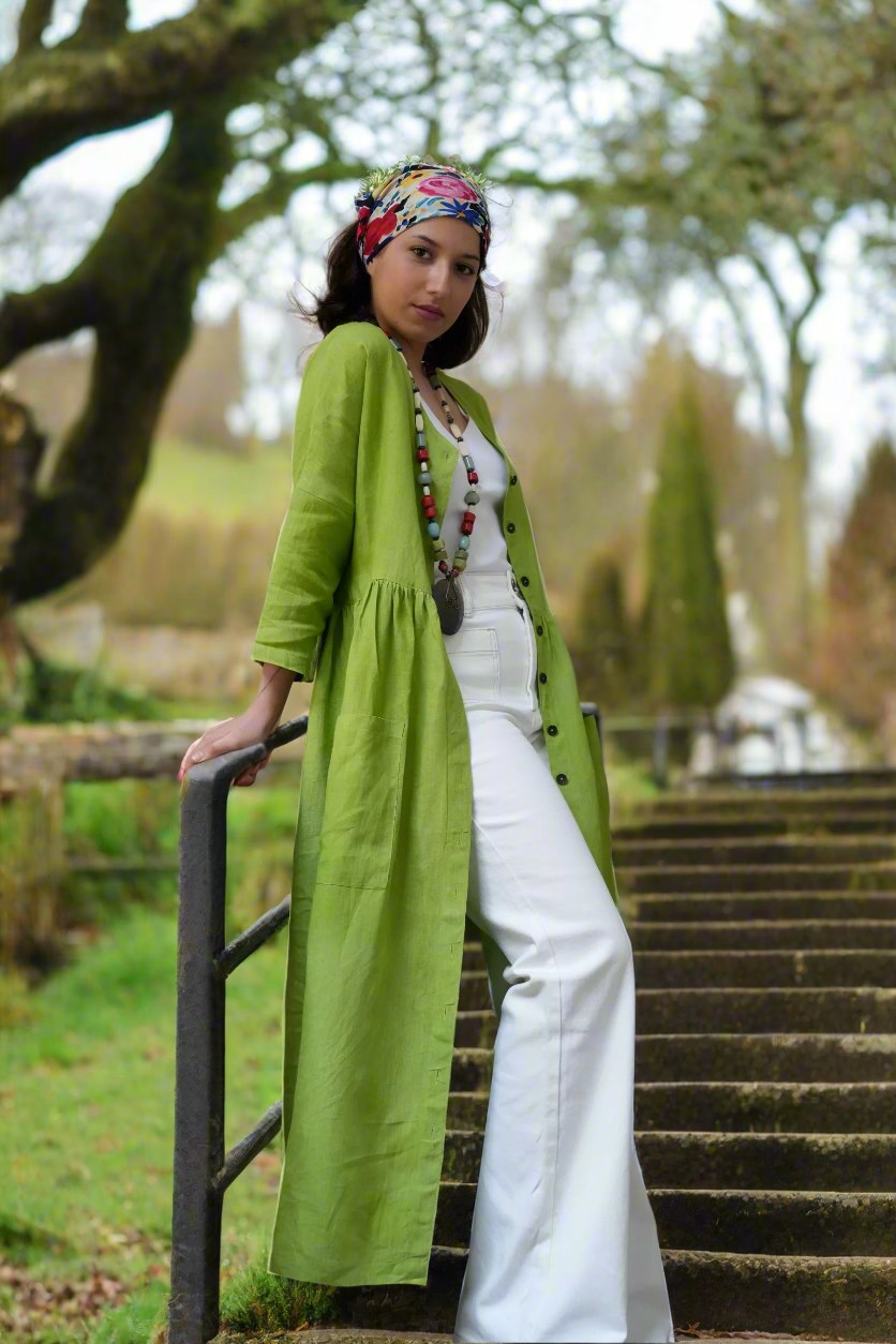 ROBE CAMELIA - N°341 Vert Pomme