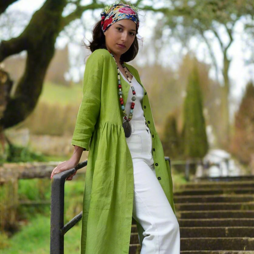 ROBE CAMELIA - N°341 Vert Pomme