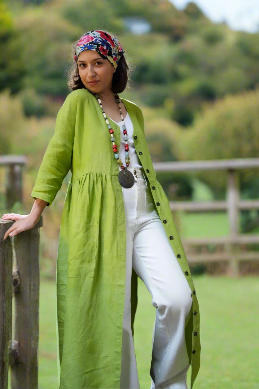 ROBE CAMELIA - N°341 Vert Pomme