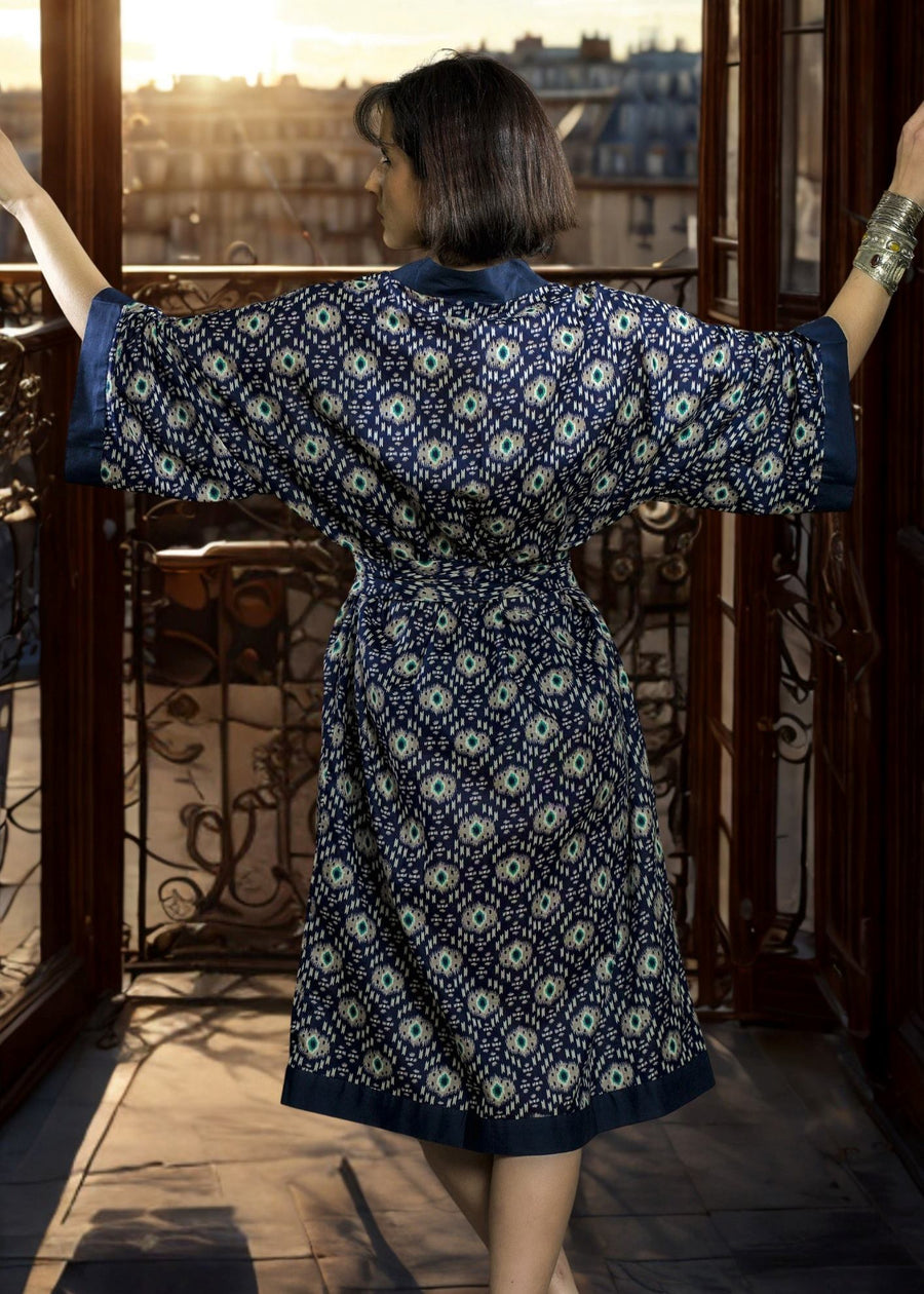 KIMONO SALLY - Blue (Taille Unique)