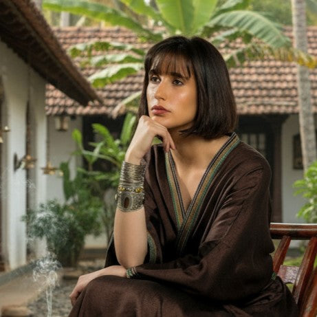 KIMONO TARPARKAR - Chocolate (Taille Unique)