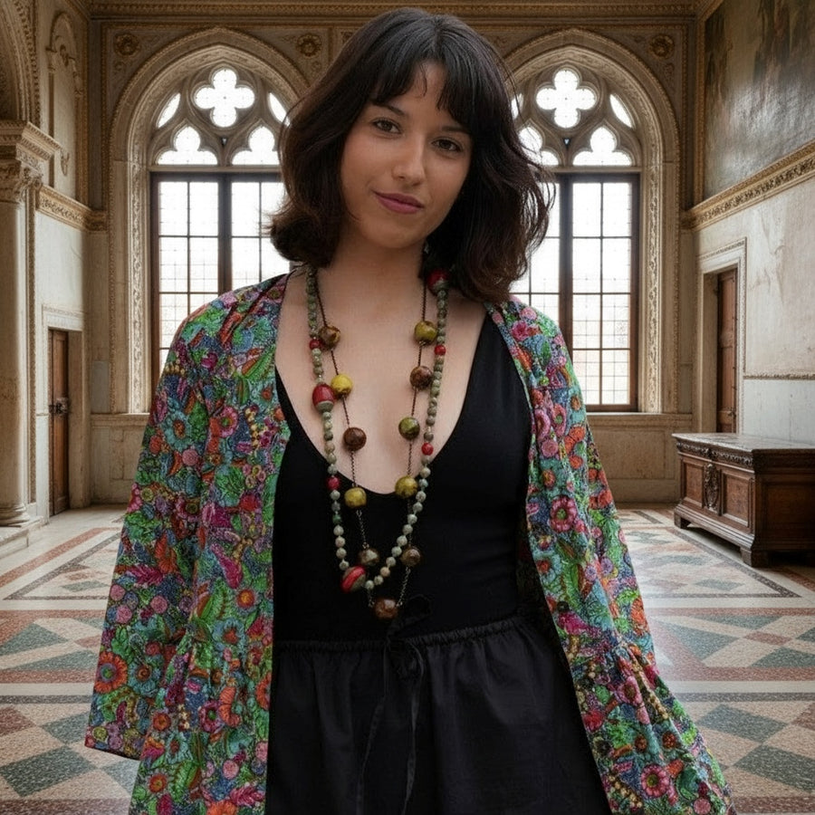 ROBE ARIA - Vert Pomme