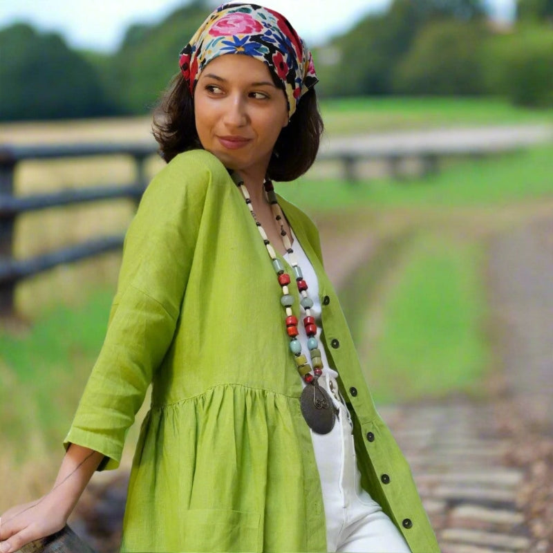 ROBE CAMELIA - N°341 Vert Pomme